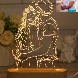 UnusualStandout Custom Photo 3D Lamp