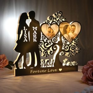 UnusualStandout Personalized Couple Love Tree Lights