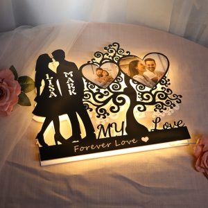 UnusualStandout Personalized Couple Love Tree Lights