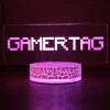 UnusualStandout Personalized Gamer Tag Night Light