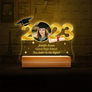 UnusualStandout Personalized Graduation Commemorative Night Light