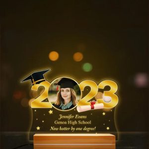 UnusualStandout Personalized Graduation Commemorative Night Light