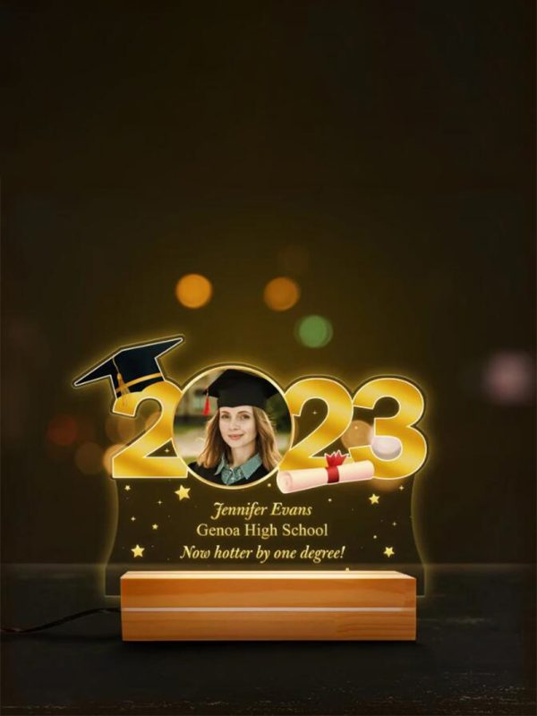 UnusualStandout Personalized Graduation Commemorative Night Light