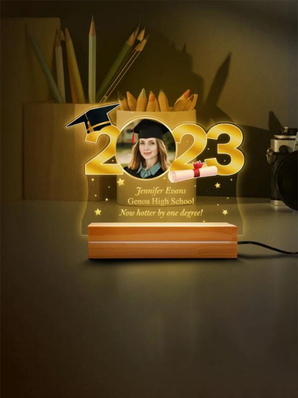 UnusualStandout Personalized Graduation Commemorative Night Light