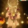 UnusualStandout Personalized Heart Photo Feather Dream Catcher Decoration