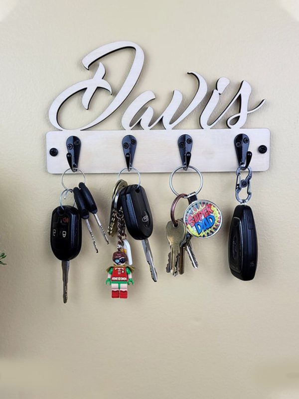 UnusualStandout Personalized Name Key Holder