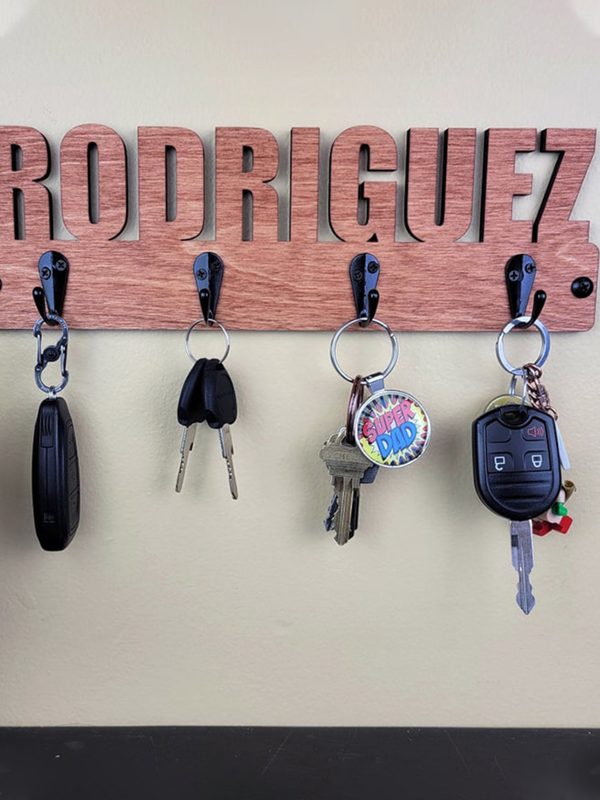 UnusualStandout Personalized Name Key Holder