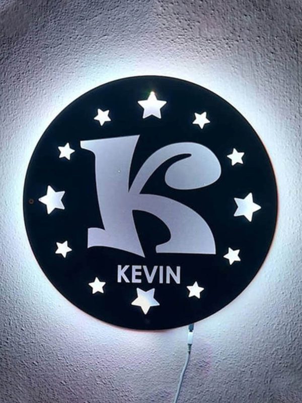 UnusualStandout Personalized Name Letter Night Light