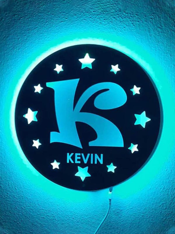 UnusualStandout Personalized Name Letter Night Light