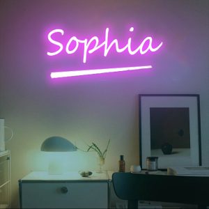 UnusualStandout Personalized Name Neon Sign