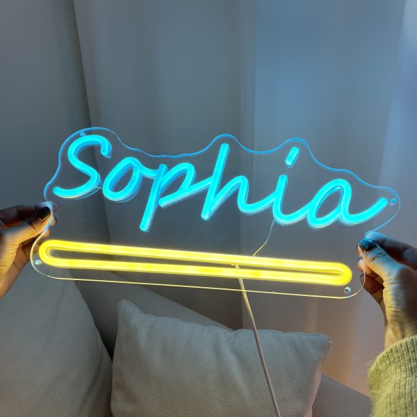 UnusualStandout Personalized Name Neon Sign