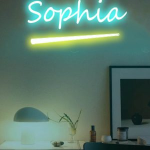 UnusualStandout Personalized Name Neon Sign