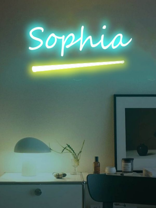 UnusualStandout Personalized Name Neon Sign