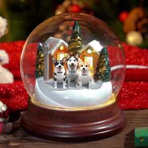 UnusualStandout Personalized Pet Dog Crystal Ball