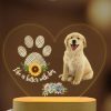 UnusualStandout Personalized Pet Photo Night Light