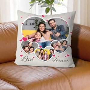 UnusualStandout Personalized Photo Family Throw Pillow