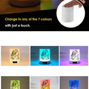 UnusualStandout Personalized Photo Night Light