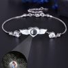 UnusualStandout Personalized Photo Projection Bracelet