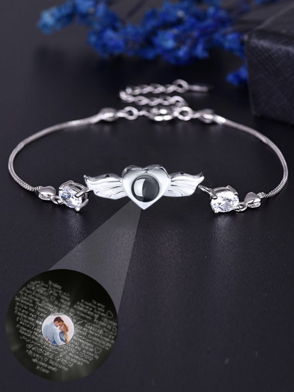 UnusualStandout Personalized Photo Projection Bracelet