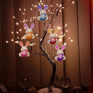 UnusualStandout #106 Personalized Easter Bunny Name Tree Light