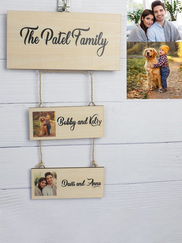 UnusualStandout #108 Custom Family Name Logo Hanging Decoration