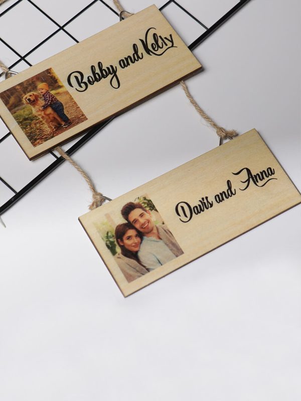 UnusualStandout #108 Custom Family Name Logo Hanging Decoration