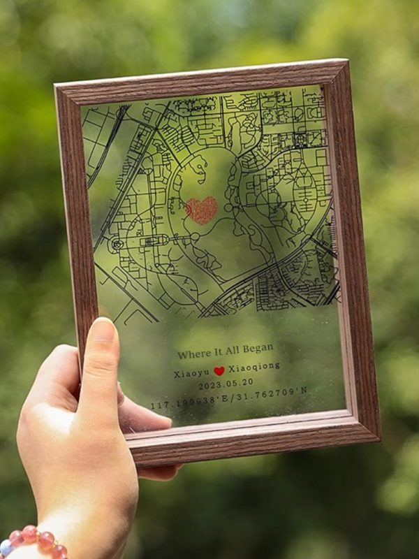 UnusualStandout #109 Personalized Gifts To Keep Where We Met Map Souvenir