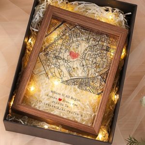 UnusualStandout #109 Personalized Gifts To Keep Where We Met Map Souvenir