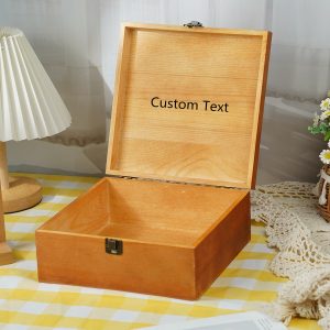 UnusualStandout #111 Custom Wood Wedding Keepsake Box