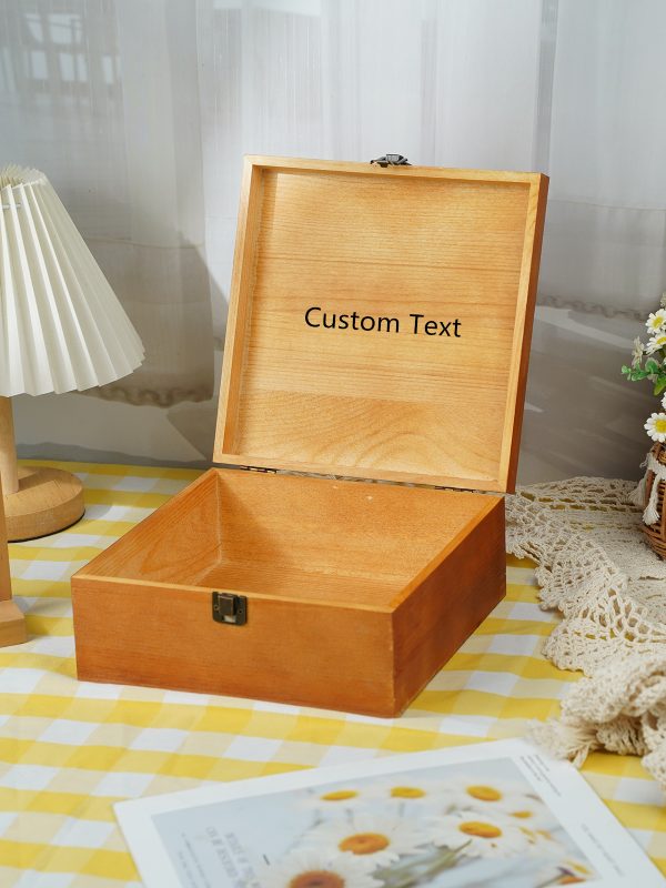 UnusualStandout #111 Custom Wood Wedding Keepsake Box