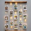 UnusualStandout #112 Photo Hanger Lightining Photo Gift Frame Wooden Picture Holder