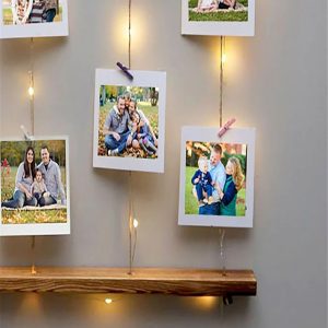 UnusualStandout #112 Photo Hanger Lightining Photo Gift Frame Wooden Picture Holder