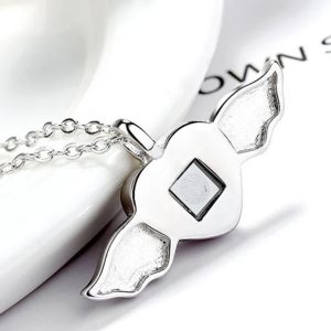 UnusualStandout #14 Personalized Wing Photo Projection Necklace