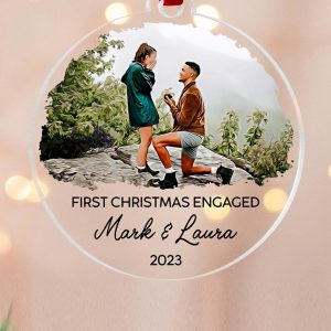 UnusualStandout #119 Personalized Couple Photo Christmas Decorations