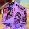 UnusualStandout #12 Personalized Colorful Multi-Photo Cube Decoration