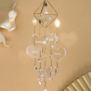 UnusualStandout #122 Custom Heart Name Sun Catcher Home Decor