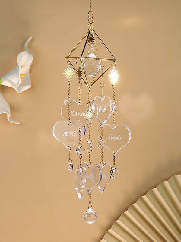 UnusualStandout #122 Custom Heart Name Sun Catcher Home Decor