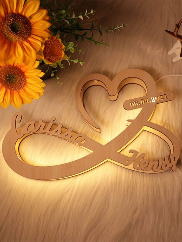 UnusualStandout #126 Custom Infinity Love Night Light