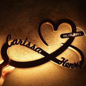 UnusualStandout #126 Custom Infinity Love Night Light