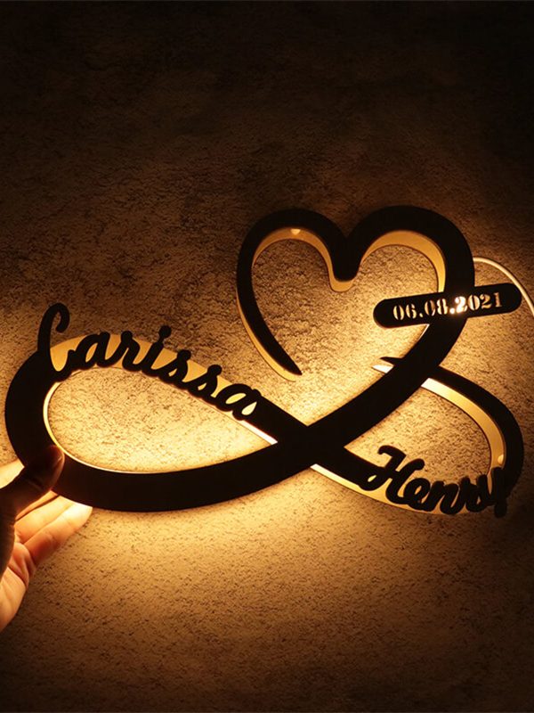 UnusualStandout #126 Custom Infinity Love Night Light