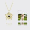 UnusualStandout #135 Personalized Photo Flower Projection Necklace