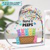 UnusualStandout #141 Personalized Easter Heart Acrylic Plaque