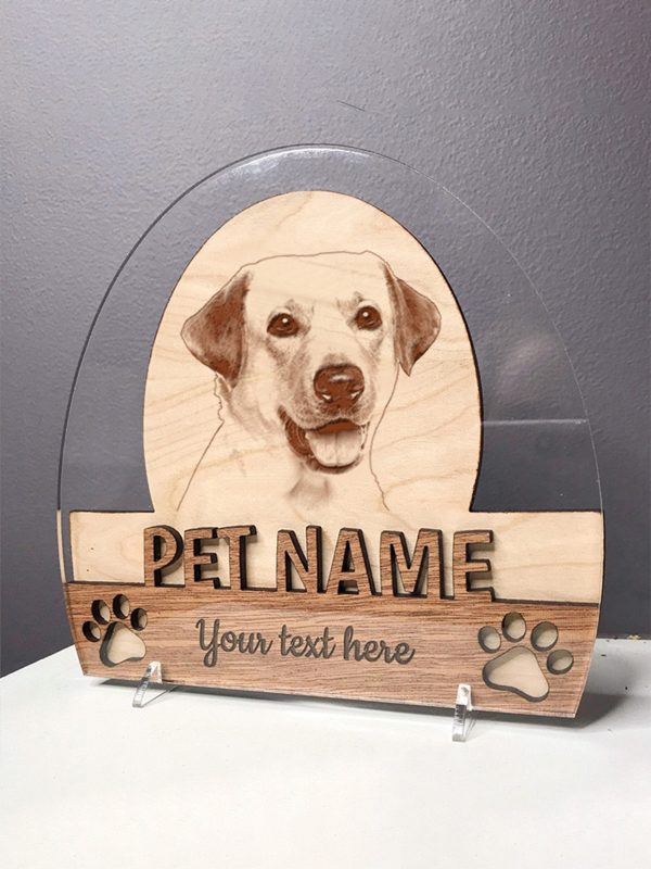 UnusualStandout #142 Personalized Engraved Pet Commemorative Plaque