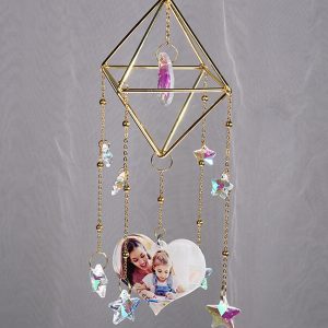 UnusualStandout #152 Personalized Photo Acrylic Pentagram Charm