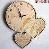 UnusualStandout #154 Personalized Wooden Photo Clock