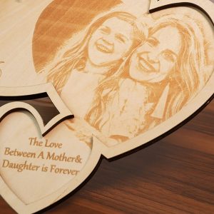 UnusualStandout #154 Personalized Wooden Photo Clock