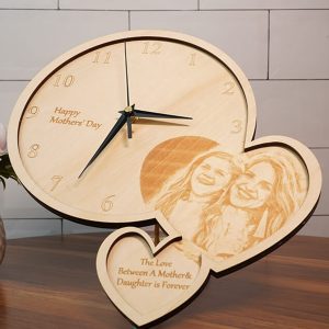 UnusualStandout #154 Personalized Wooden Photo Clock