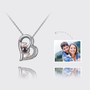 UnusualStandout #159 Personalized Mom Photo Projection Necklace