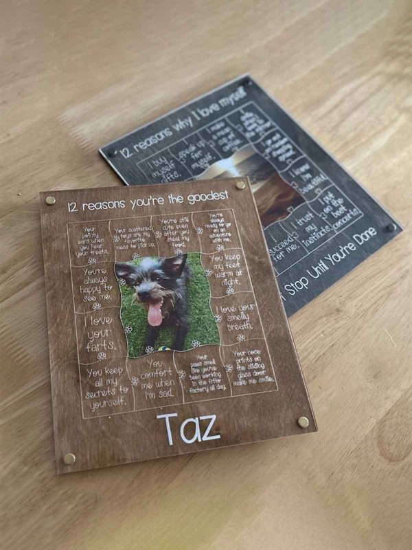 UnusualStandout # 16 12 Reasons You're the Goodest Dog Picture Frame