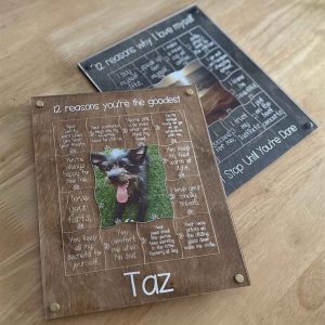 UnusualStandout # 16 12 Reasons You're the Goodest Dog Picture Frame